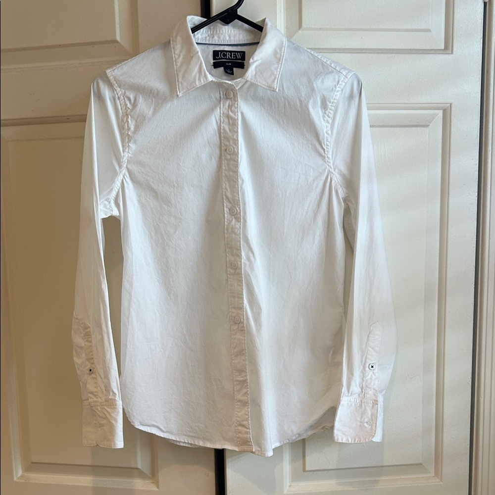 J. Crew Women’s White Dress Shirt